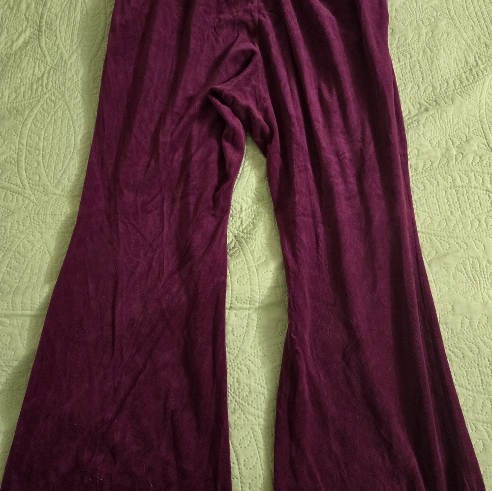 GAP 2XL Cranberry Velour sweat pant